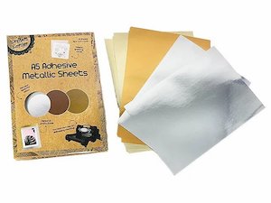 A5 Adhesive Metallic Sheets