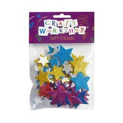 Foam Glitter Stickers - Star
