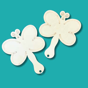 Valentines 1: Butterfly Wand - Wood