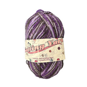 Variegated Purple Yarn