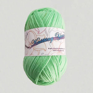 Pastel Green Yarn 100g