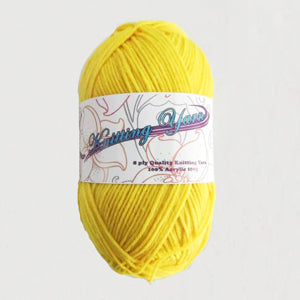 Yarn 1: Canary Yellow Yarn 100g