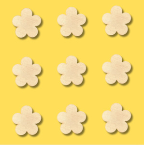 Wooden Blanks: Flower Basic Wood Shape