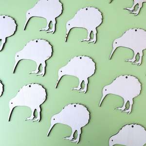 Wooden Blanks: 10cm Wooden Kiwi