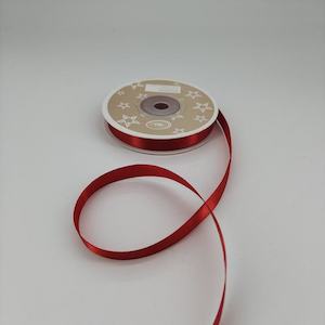 1cm Bright Red Ribbon