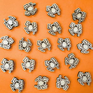 Mini Spider Wood Shapes 20pcs