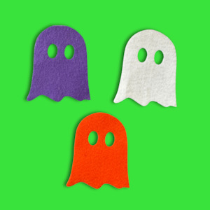 Felt Ghost Shapes 3pc