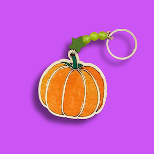 Halloween Pumpkin Bag Charm