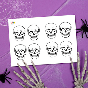 All Kids Craft Kits 1: Dancing Skeleton Printable