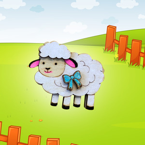 All Kids Craft Kits 1: Oakmeadow Sheep