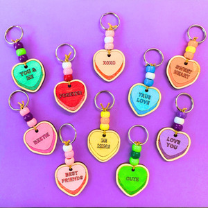 All Kids Craft Kits 1: Valentine Heart Bag Charm