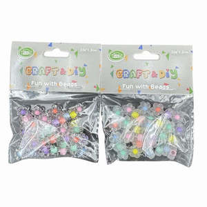 Transparent Flower Beads (Pack of 2)