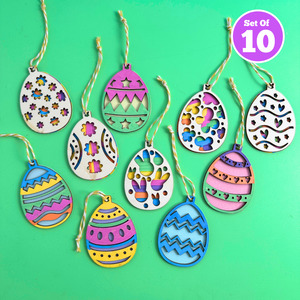 Set of 10 - Decorative Eggs