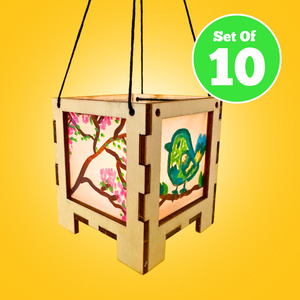Set of 10 - Glowing Box Lantern