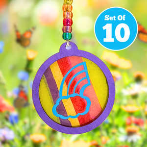 Bulk Craft Kits 1: Set of 10 - Rainbow Suncatcher