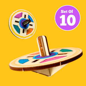 Bulk Craft Kits 1: Set of 10 - Spinning Top