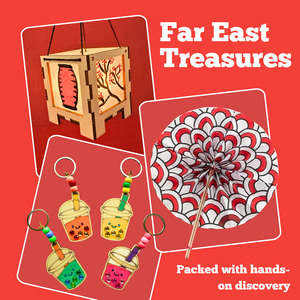 All Craft Kits: Far East Treasures Full Day Group Activity Pack