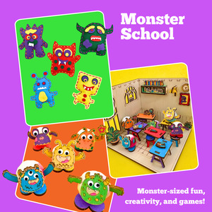 All Craft Kits: Monster School Full Day Group Activity Pack