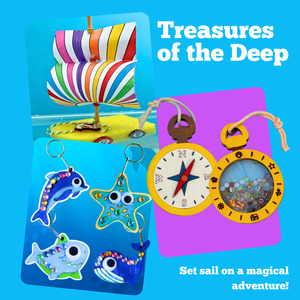 All Craft Kits: Treasures of the Deep Full Day Group Activity Pack