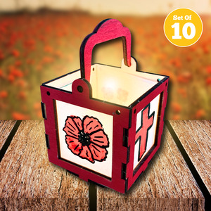 All Craft Kits: Set of 10 - ANZAC Lantern