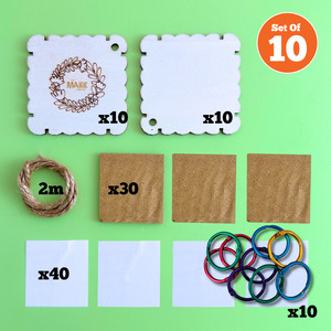 All Craft Kits: Set of 10 - Mini Flower Press