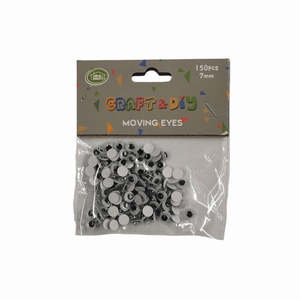 All Craft Supplies 1: Googly Eyes 150pc 7mm