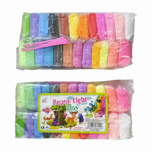 All Craft Supplies 1: Super Light Clay - Pack of 24