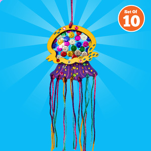 Set of 10 - Hanging Jellyfish