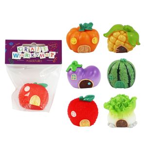 Embellishments 1: Mini Resin Veggie House