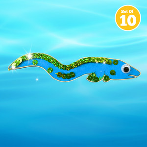 Set of 10 - Sparkling Eel