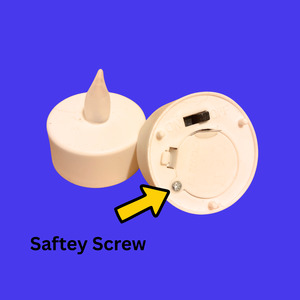 All Craft Supplies 1: 2 x LED Tealight - tamper proof