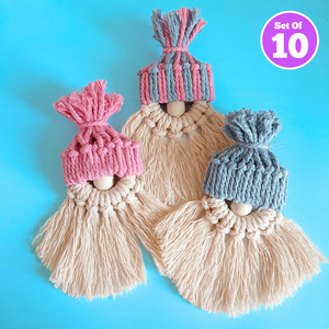 Set of 10 - Macrame Pixies