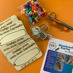 All Craft Kits: Sale Skateboard Keyring