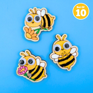 All Craft Kits: Set of 10 - Bee Badge