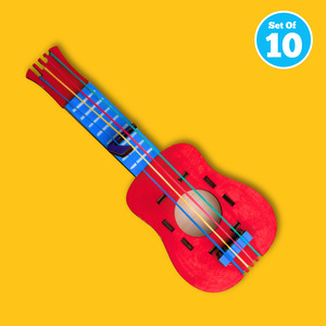 Set of 10 - Mini Guitar