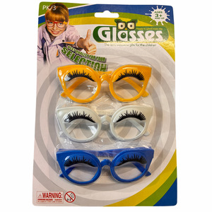 All Craft Supplies 1: Set of 3 Funny Glasses