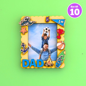 All Kids Craft Kits 1: Set of 10 - Dad Photo Frame