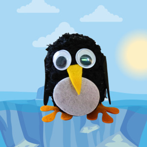 All Kids Craft Kits 1: SALE - Fuzzy Penguin