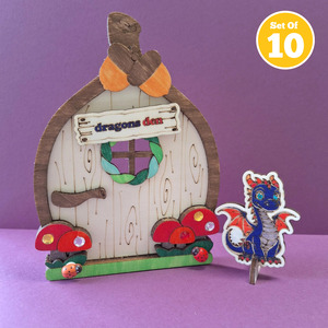 Set of 10 - Dragon's Den Door