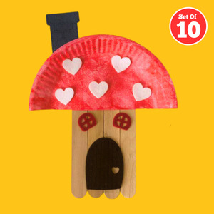 Autumn: Set of 10 - Fairy Toadstool House