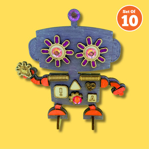 Bulk Craft Kits 1: Set of 10 - Robot
