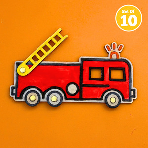 Set of 10 - Fire Truck