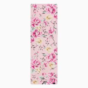 Blush Rosette Travel Yoga Mat