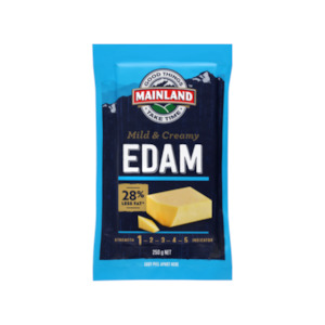 Pizza Ingredients: Mainland Edam Cheese Block 250g