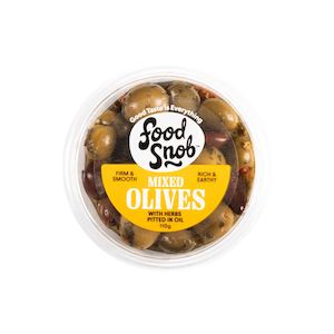 Meat Specials: Food Snob Pitted Mixed Olives