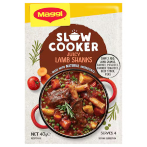 Condiments Seasonings: Maggi Slow Cooker Recipe Base Lamb Shanks 40g