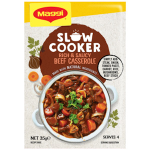 Maggi Slow Cooker Beef Rich Sauce Recipe Base Sachet 35g