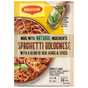 Maggi Spaghetti Bolognese Recipe Base Sachet 26g