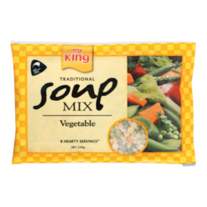 Meal Ingredients: King Vegetable Traditional Soup Mix 210g