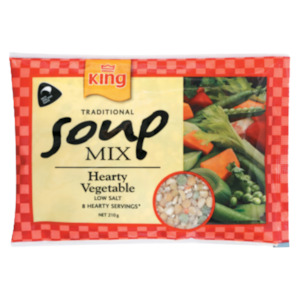 King Hearty Vegetable Traditional Soup Mix 210g